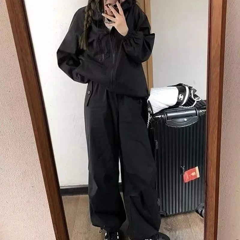 بنطال باراشوت كلاسيكي وبدلة هجوم ، سويت ثقيل متطور مقاوم للرياح ومقاوم للماء ، معطف صيني ، بدلة من قطعتين ، #5