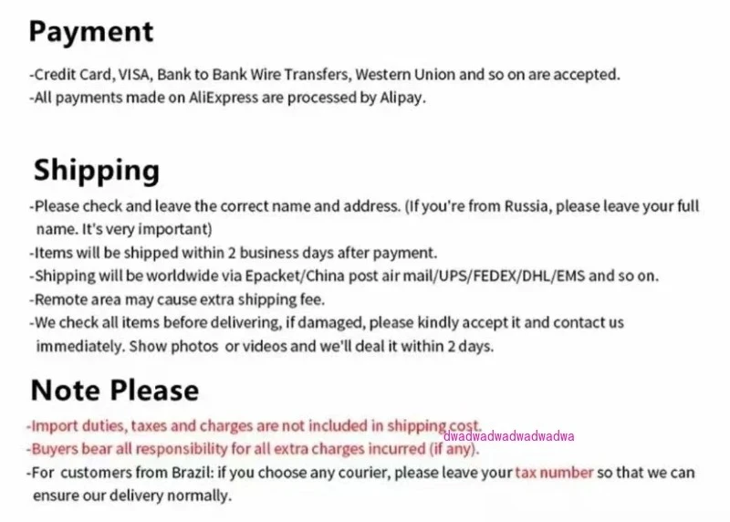 

Frieght make up.Frieght make up