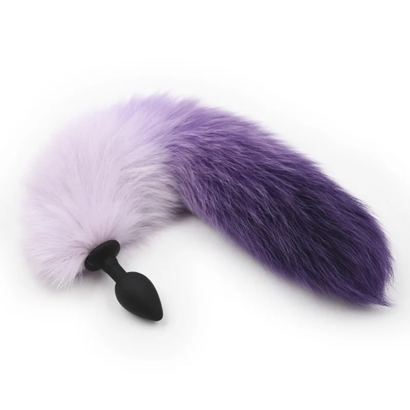 Soft Butt Plug Tail Anal Bolt Rabbit Dog Cat Tail Back Court with Tail Fox Pull Beads SexysmAdult Supplies