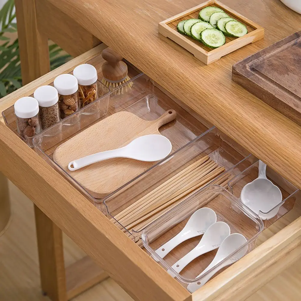 TFridge Storage Bin Containers Refrigerator Drawer Organizer Bin Clear Stackable Fruit Food Jars Book Cosmetic Storage Box