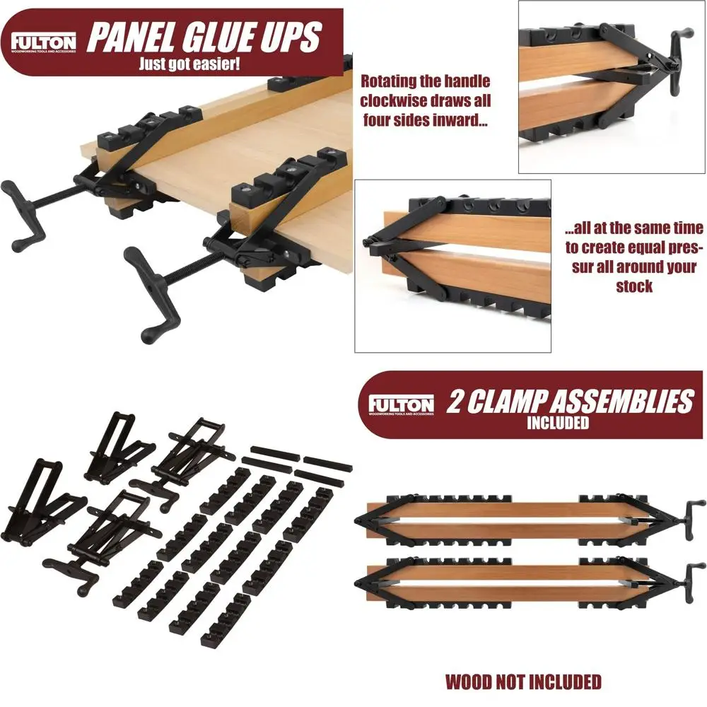 

Четырехсторонние зажимы или фиксирующие панели для деревообработки, изготовления шкафов и мебели