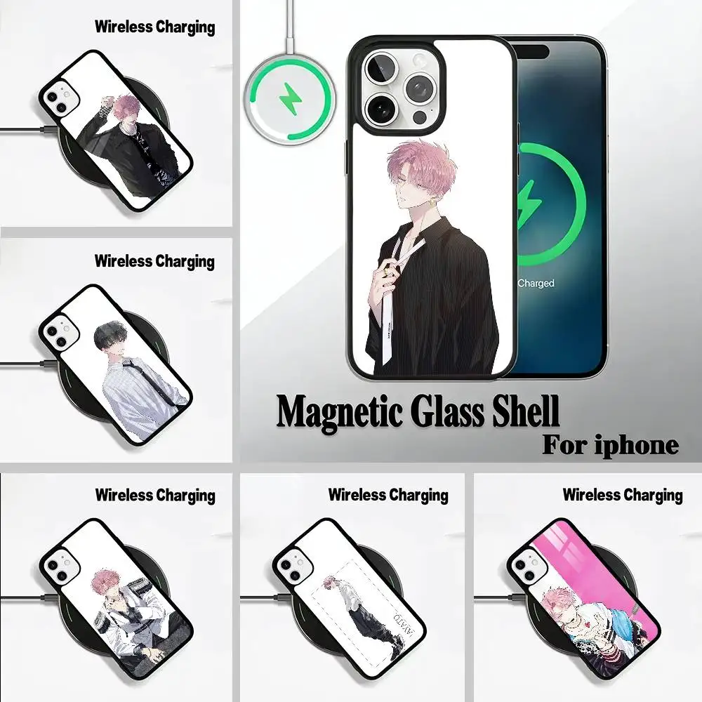 

F-Fukuhara Tamon Anime Portrait Phone Case For IPhone17 16 15 14 13 12 11 Pro Max 16/15/14Plus Wireless Charger Cover Funda