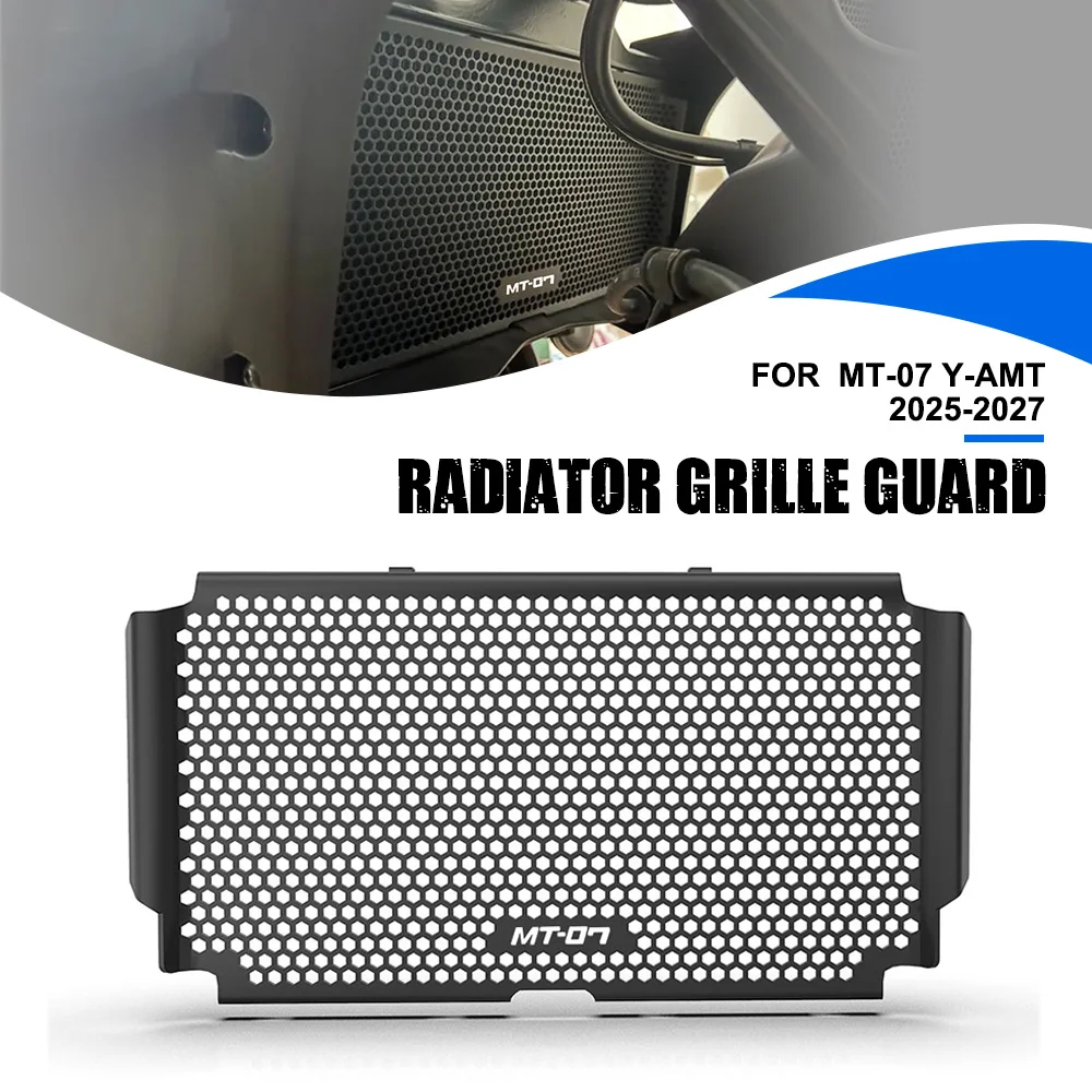 

For Yamaha MT-07 Y-AMT 2025-2026-2027 Radiator Grille Guard Cover Grill Oil Cooler Guard Protector Motorcycle Accessories MT07