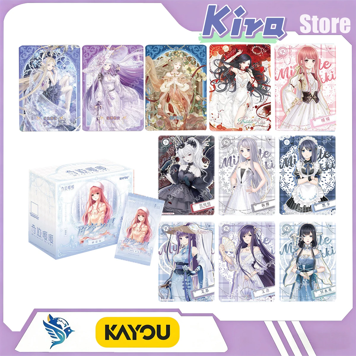 

KAYOU Miracle Nikki Kaleido Star Ingenious Bag Part 3 Collection Cards Cartoon Cards Anime Peripheral Surprise Gift Toys