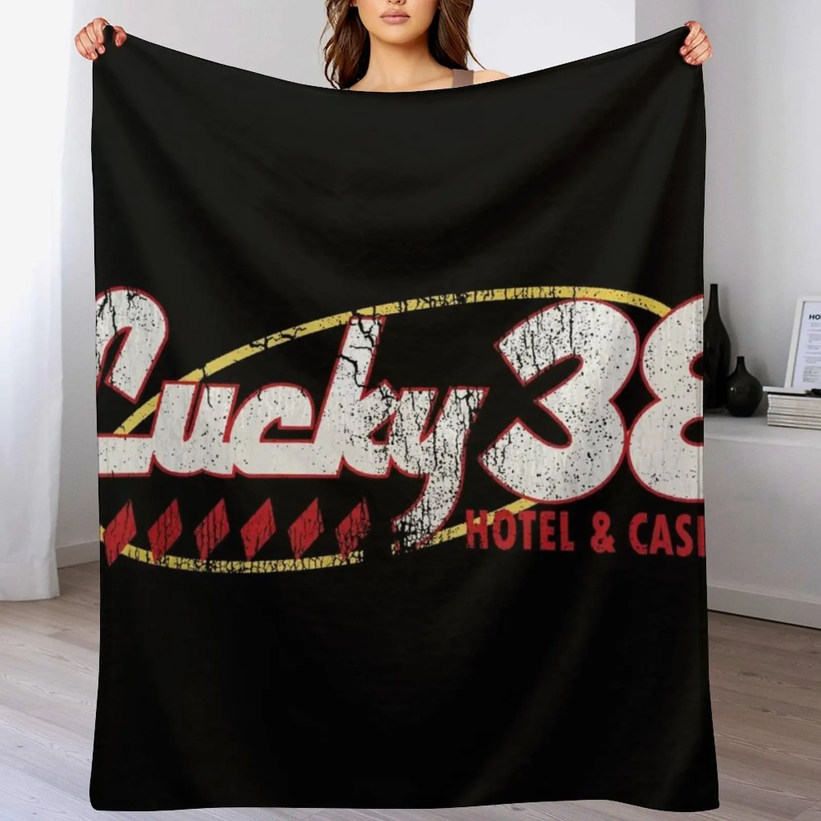 

Lucky 38 logo Throw Blanket warm for winter Blankets Sofas Of Decoration Luxury Baby Blankets
