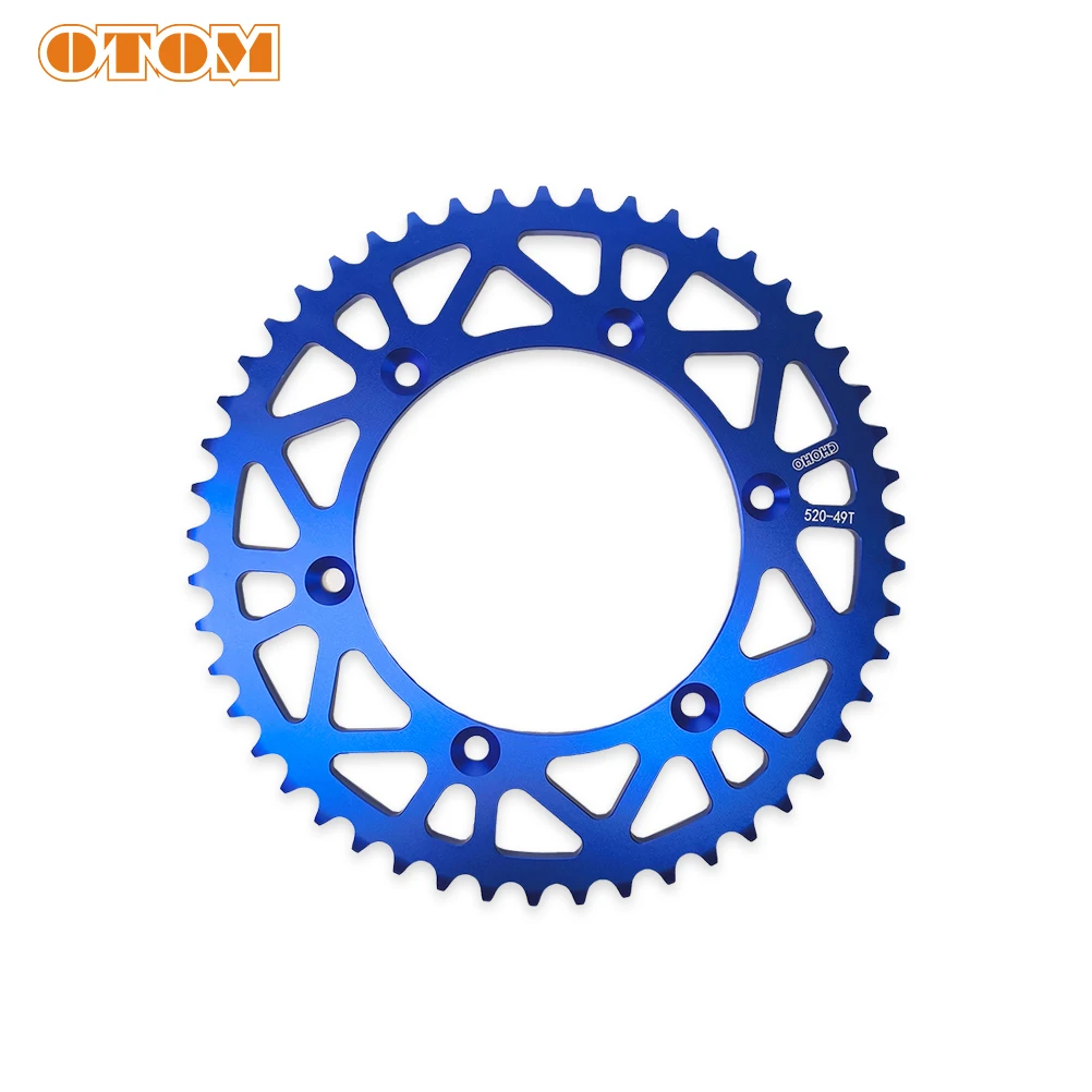 OTOM Motorcycle Rear Chain Sprocket 49 Teeth For SHERCO SE SEF 125 250 300 450 500 2014-2024 Dirt Bike Drive Gear 520 Chain 49T