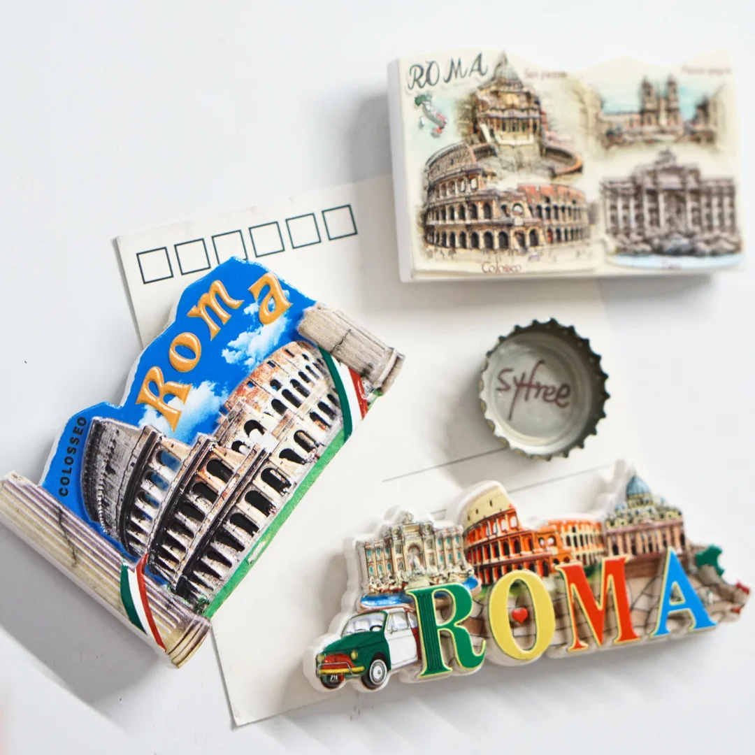 

Rome Italy Fridge Gladiator Magnets, Italy Rome Attractions Magnets, Rome Alphabet Fridge Magnets,Home decorations,