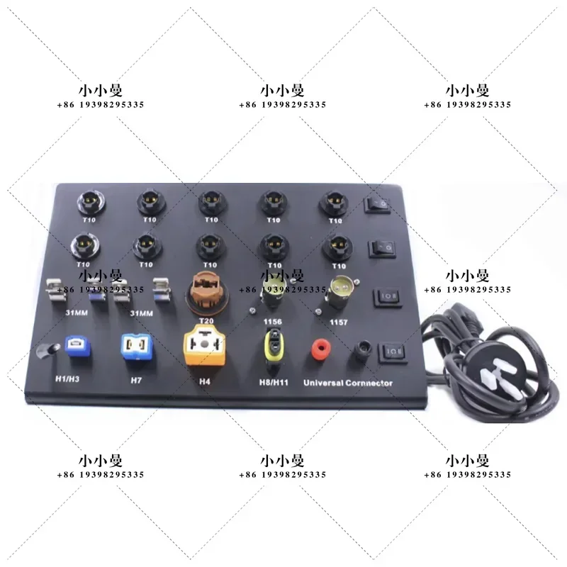Multifunctional Car Electric Motorcycle Universal 12~24V Car Light Test Box Light Meter Test LED Bulb Meter Test Board