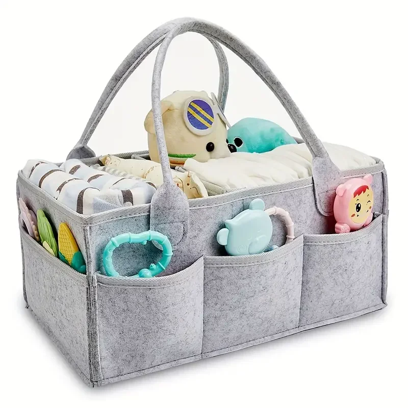

Baby Stroller Mommy Handbag Foldable Storage Baby Diaper Hanging Bag Thickened Portable Mother Stroller Accessories