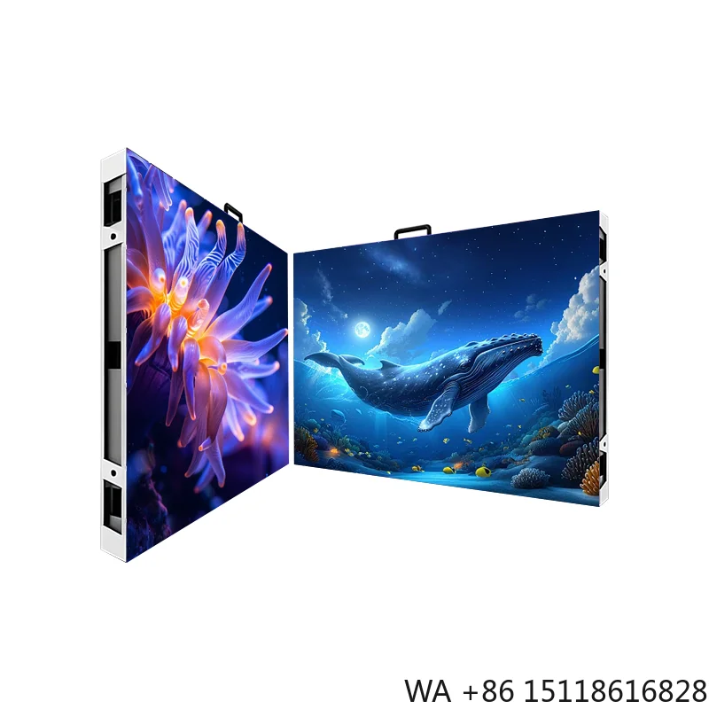 P1.86 Modular Design Seamless Splicing LED Screen Advertising Screen Commercial Full Color LED Display for Exhibition Hall Use