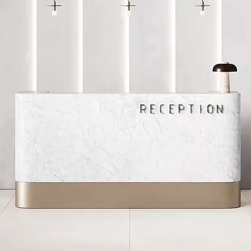 عرض مكتب مطعم الجداول مكتب أمامي منبر المنبر خزانة الغسيل Pulpitos متجر مكافحة صالون Mostrador الأثاث العصري