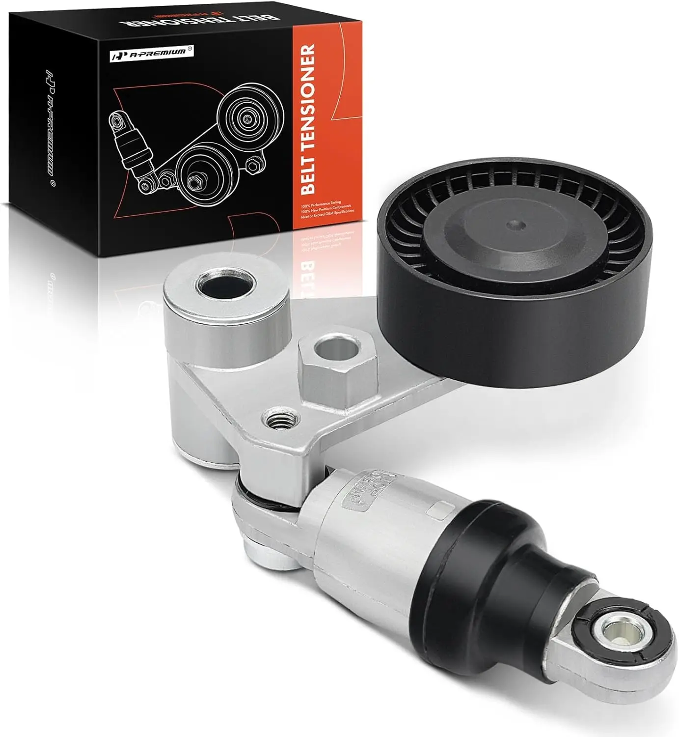 

Premium Belt Tensioner Assembly with Pulley for Hyundai & Kia Vehicles 2006-2018, Replacement Part