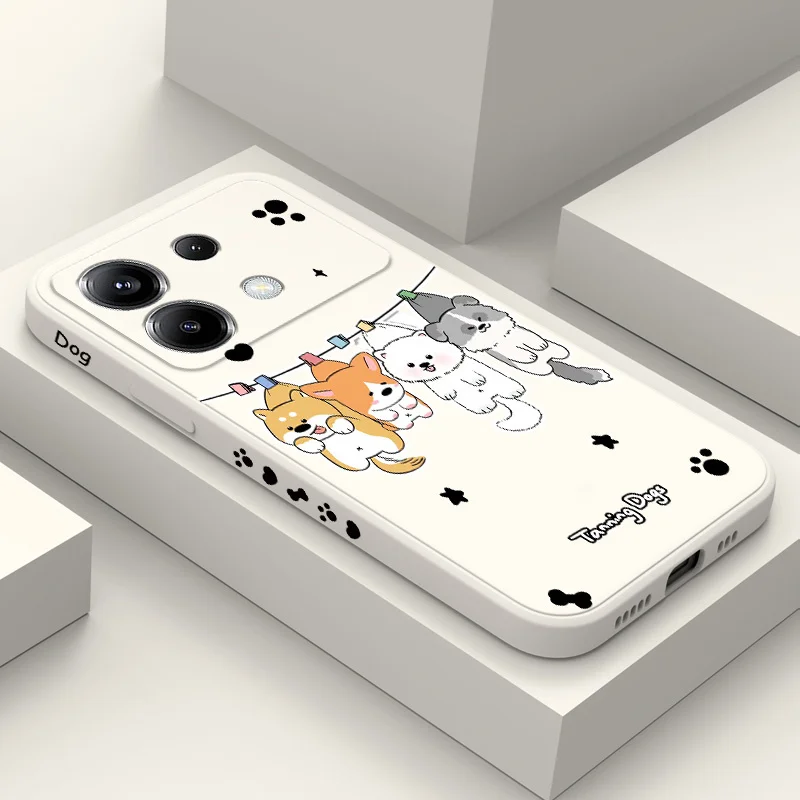

Hanger Dog Phone Case For Xiaomi Poco F7 X7 X6 F6 M6 M5 M5S F5 X5 F4 X4 M4 F3 M3 X3 Pro Ultra 4G 5G GT Silicone Cover