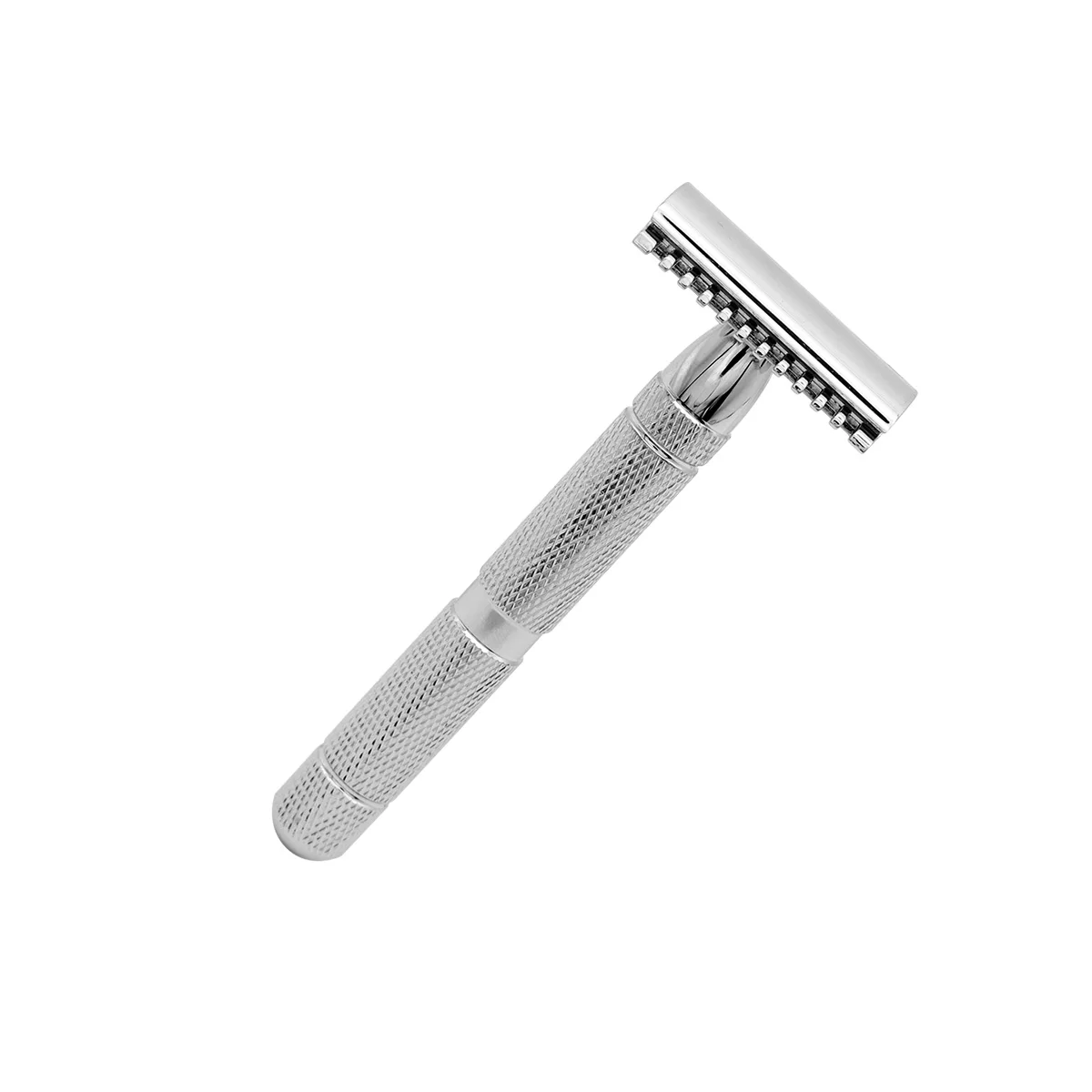 

Double Safety Stainless Steel Men Pattern 1 Textured Hands Professional Home Use Close Clean Shave No Stinging Bumps