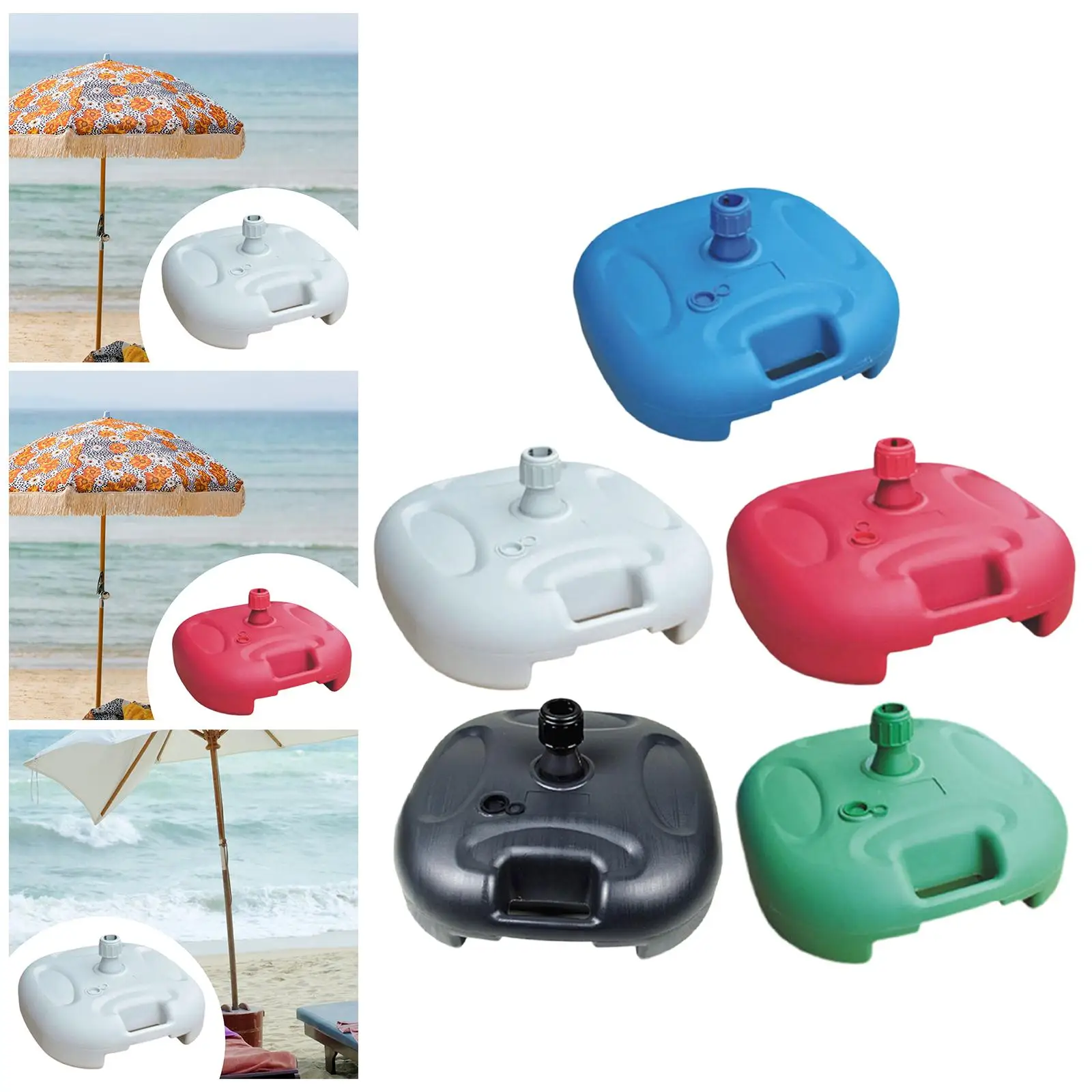 Patio Umbrella Stand Support 20L Windproof Replacement Balloon Arch Base Holder