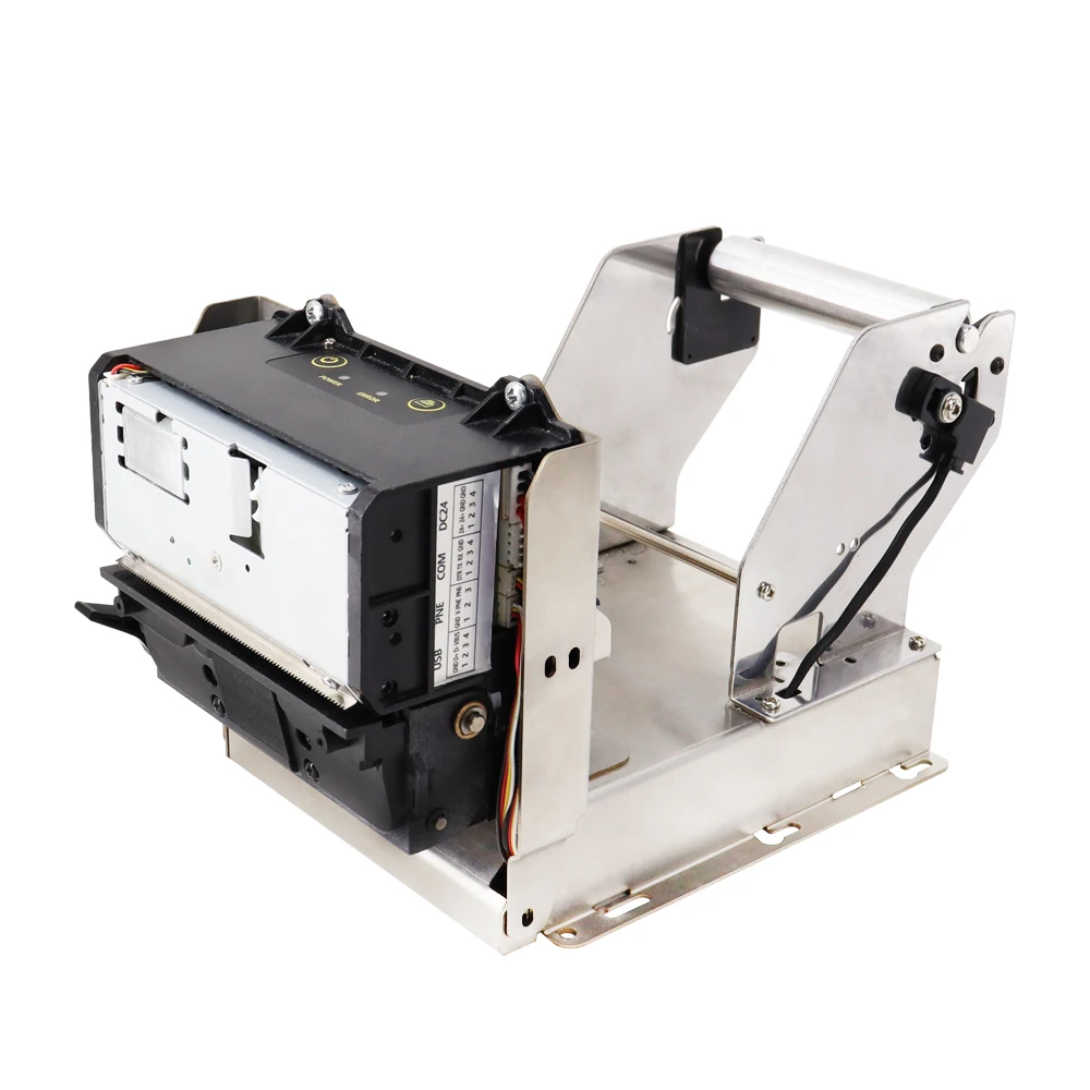 Cashino KP-531H 80mm Thermal Ticket Printer Serial Black White Kiosk Printer for Bank ATMs Car Park Payment Machines