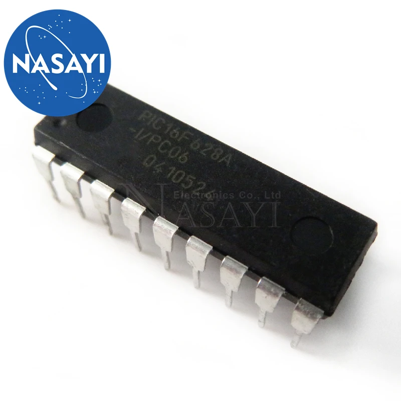 

NASAYI 1pcs/lot PIC16F628A-I/P PIC16F628AIP PIC16F628A 16F628A DIP-18 In Stock