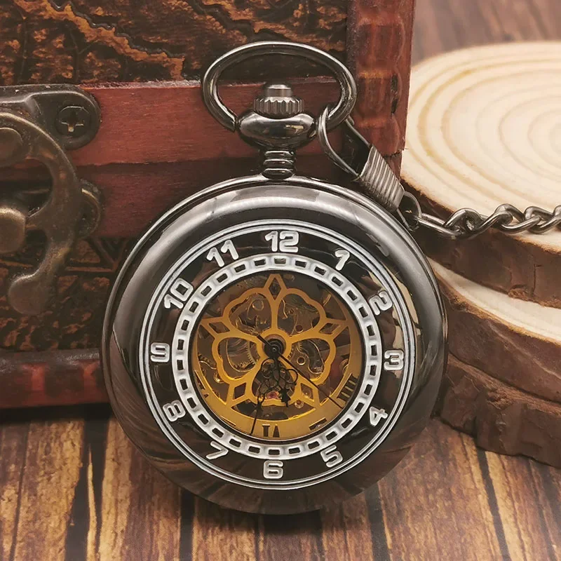 

Vintage Charm Classic Mechacnical Hand-winding Pocket Watches For Men Women Steampunk Antique Retro Chain Watches Gift Clock