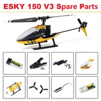 ESKY 150 V3 RC Helicopter Spare Parts Accessories 150V3 Main Blade Swashplate Fuselage Canopy Motor Landing Skid