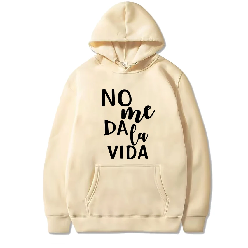 New Letter It Doesn't Give Me Life Street Hip Hop Hoodie streetwear Men Women Long sleeve Autumn Winter Fleece Unisex Sweatshirt