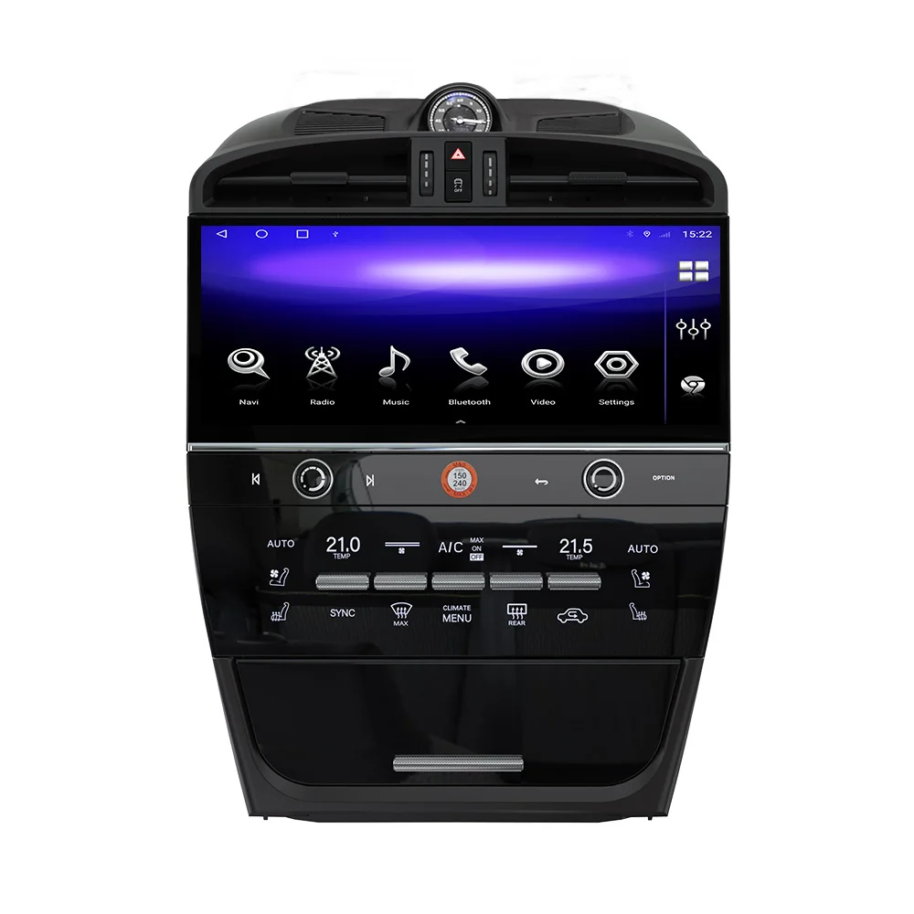 Carplay de 12,3 Polegadas para Cayenne 2003-2009, Player Multimídia Android 13, Rádio de Carro com Navegação e Tela Touch HD