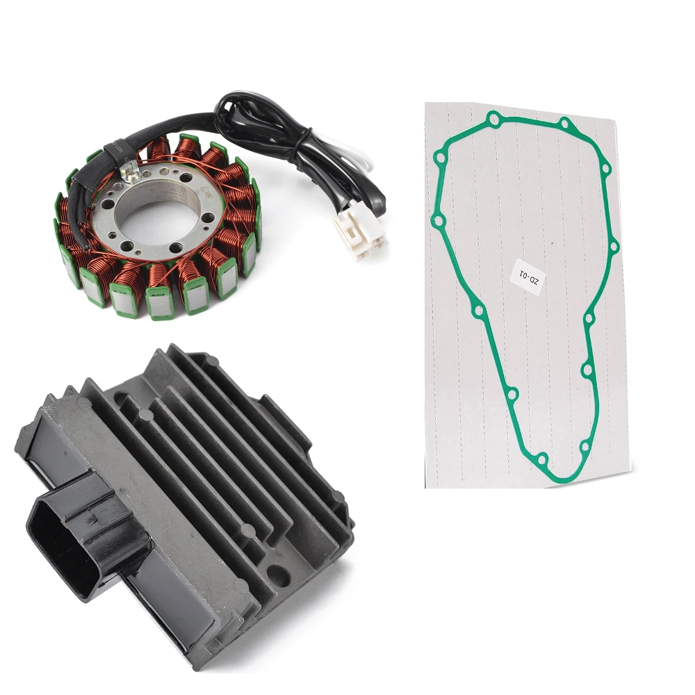 

Stator Coil Gasket Kit + Regulator Rectifier for Kawasaki EX650 Ninja 650 VERSYS 650 Z650 ER650 ABS EN650 VULCAN 650 S CAFE