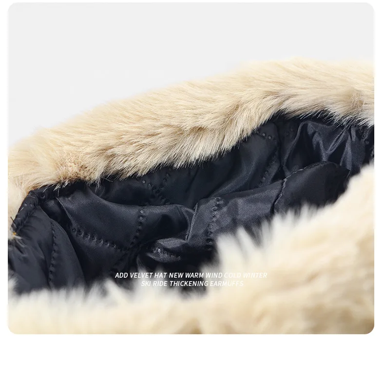 2024New Men\'s Winter Trapper Aviator Trooper Earflap Warm Russian Waterproof Ski Hat Bomber Cap Russian Warm Ear Protectors Hats