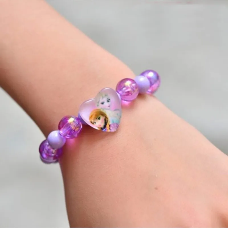 Cartoon Frozen 2 Elsa Anna Princess Wrist decoration Kawaii Figure Wristand Wear Toys Cute Girl Christmas Gift image 5