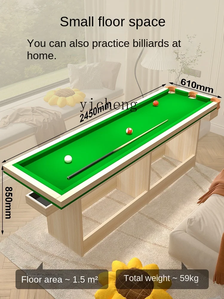 Tqh Five Points Pool Table Indoor Home Snooker Pool Table Pocket Practice Table