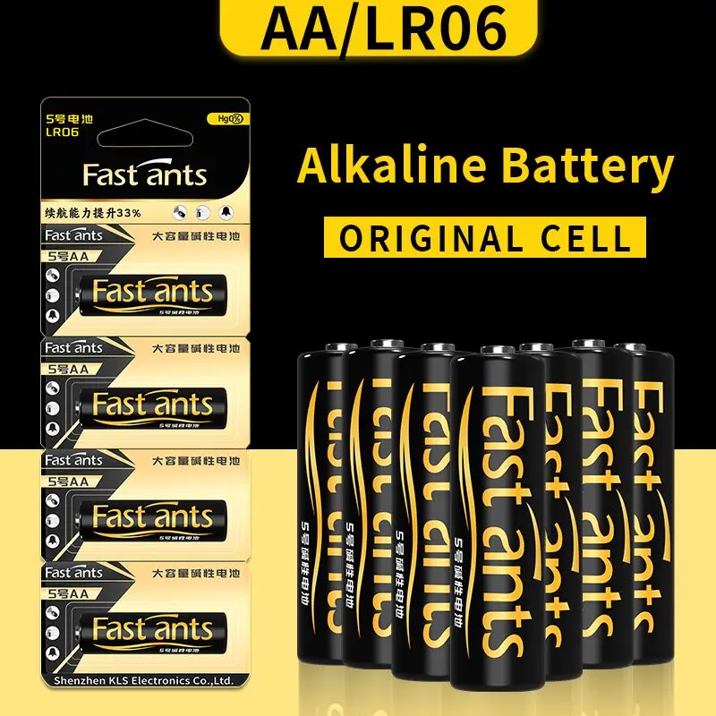 High Quality 1.5V AA LR06 Alkaline Battery Long Lasting Disposable Dry Batteries for Toy Remote Clock Wireless Mouse Keyboard