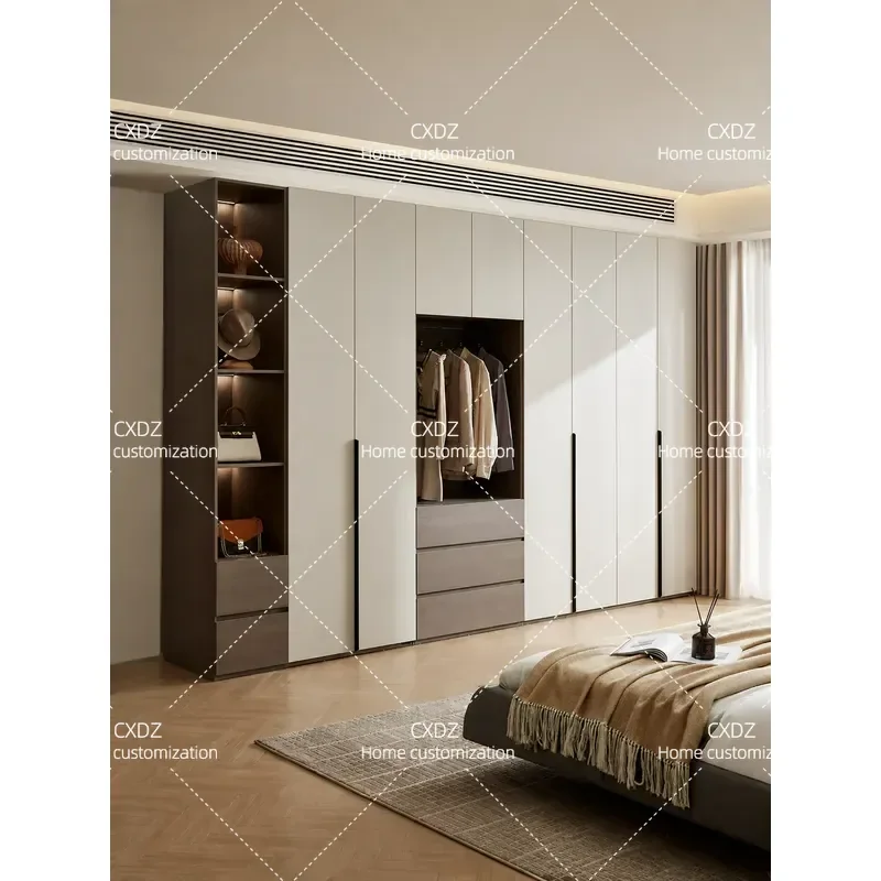 Modern Simple Combination Wardrobe Bedroom Home Furniture Finished Cabinet Storage Closet
