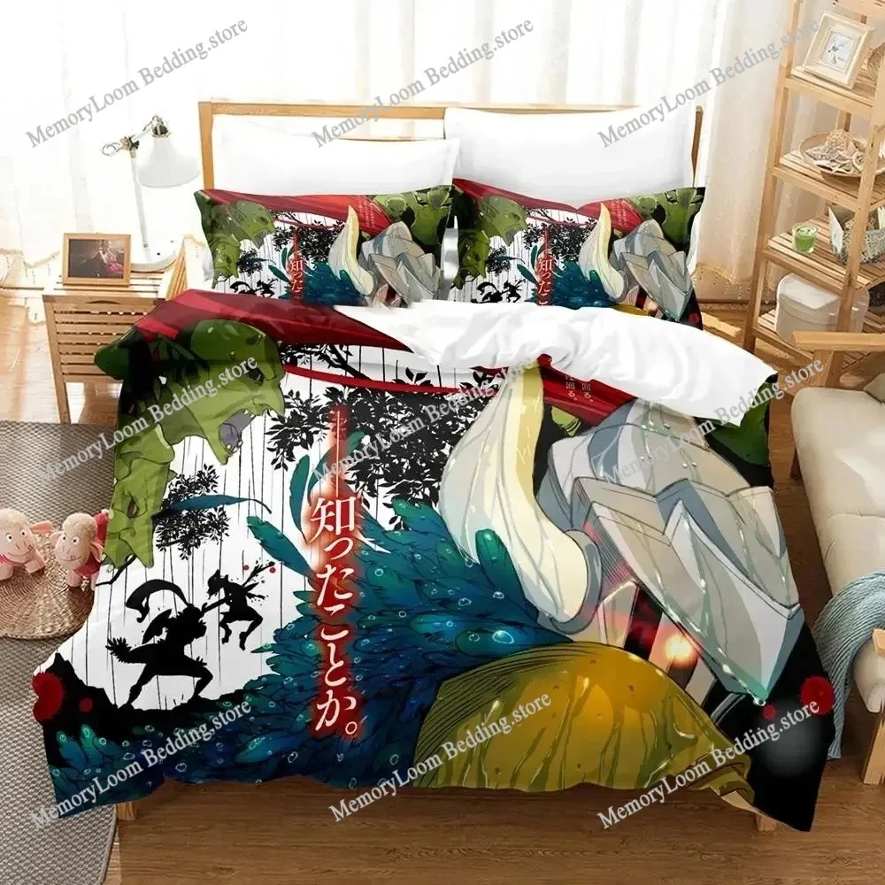 

3D Anime Goblin Slayer Bedding Set Duvet Cover Bed Set Quilt Cover Pillowcase Comforter king Queen Size Boys Adult Bedding Set
