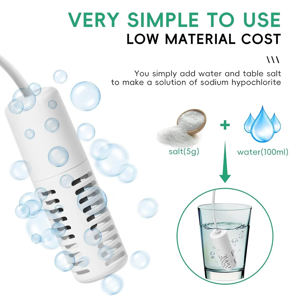 【Oferta flash!】Generador de ácido hipocloroso Generador de suministros de limpieza multiusos Vinagre blanco destilado