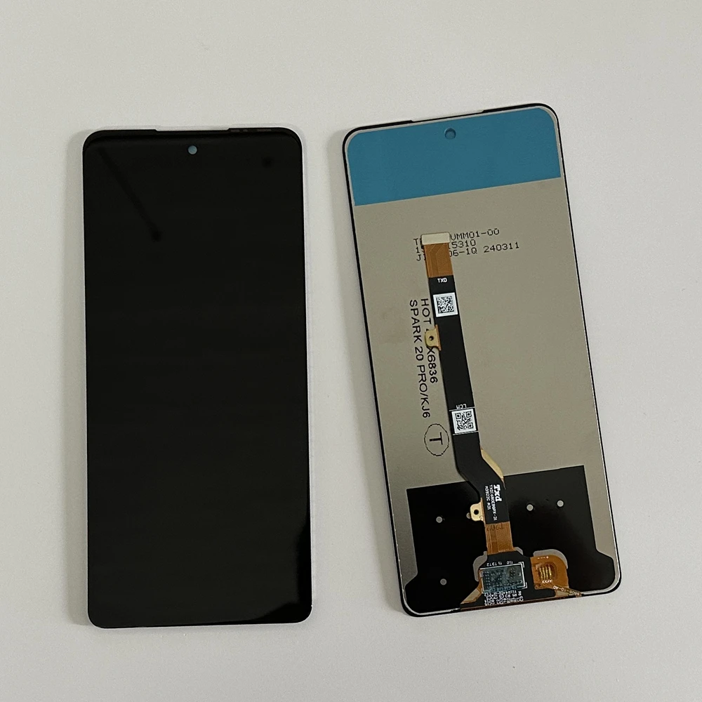 100% Tested Work For Tecno Spark 20 Pro KJ6 LCD Display Touch Panel Screen Digitizer Assembly Tecno spark 20pro lcd parts