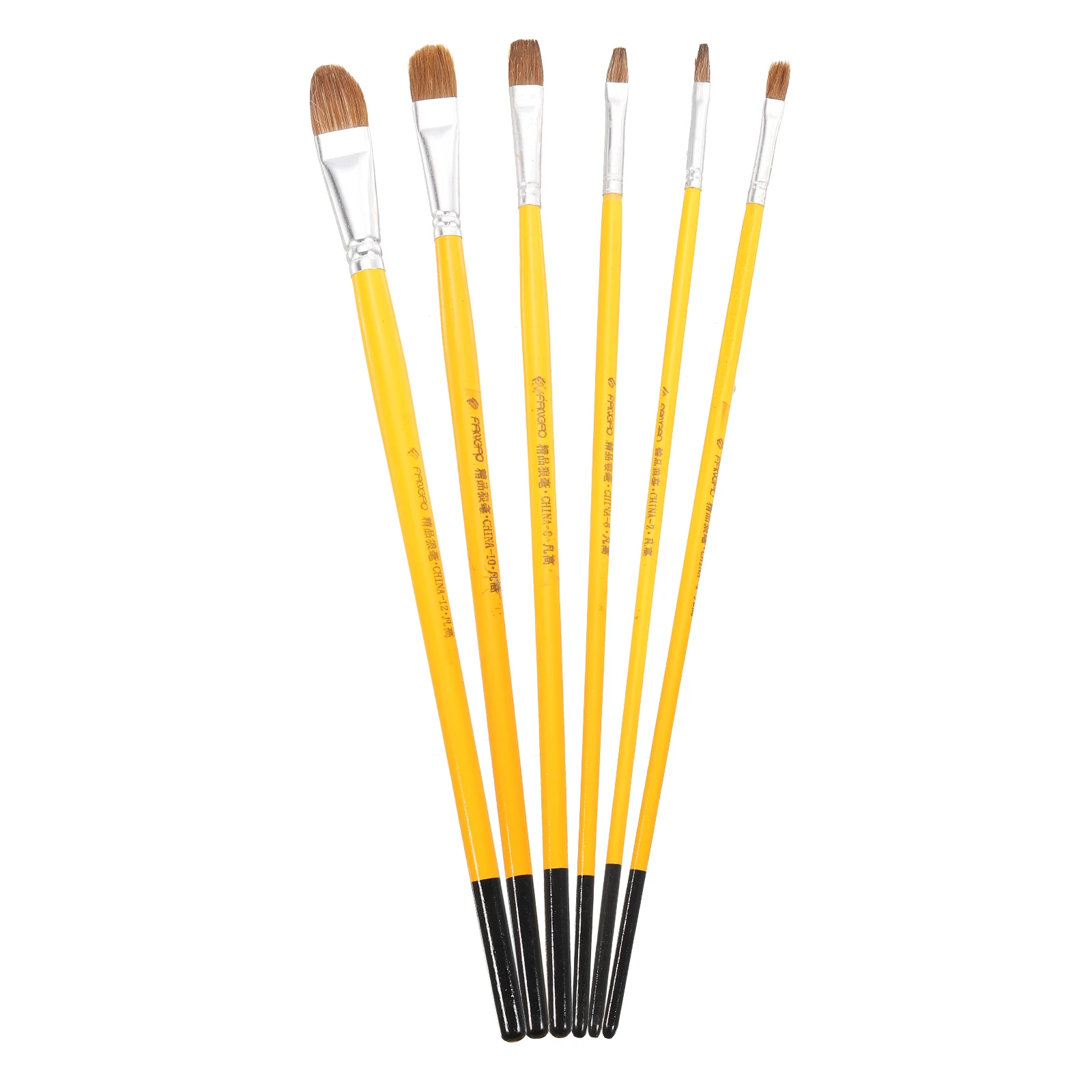 

6/12Pcs Painting Brushes Set Soft Synthetic Painting Brushes with Plastic Handle Paint Brush Pen for Oil Watercolor Painting DIY