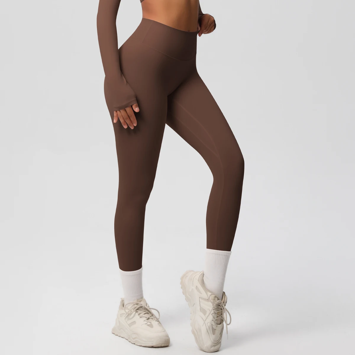 Yoga-Leggings, hohe Taille, nacktes Gefühl, Leggings für Damen, Fitness, Laufen, Yoga-Hose, Energie, Fitnessstudio, enge Leggings, lässige Workout-Leggings – Detail 6