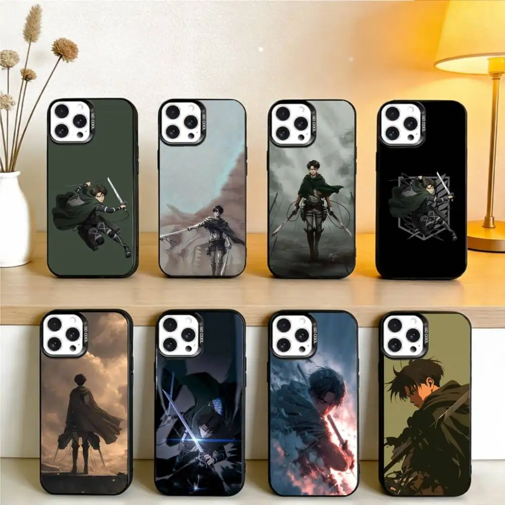 capa-de-telefone-l-levi-a-attack-on-titan-para-iphone-16-15-14-13-12-17-pro-max-capa-preta-fosca-a-prova-de-choque