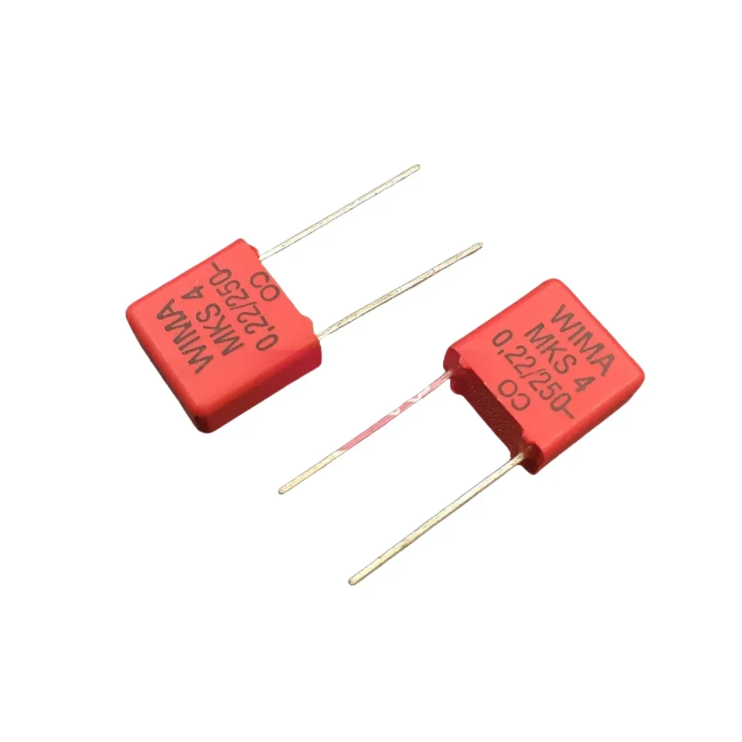 

10PCS/German Weimar Capacitor MKS 4 250V 0.22UF 250V 224 220NF Foot Distance 7.5mm