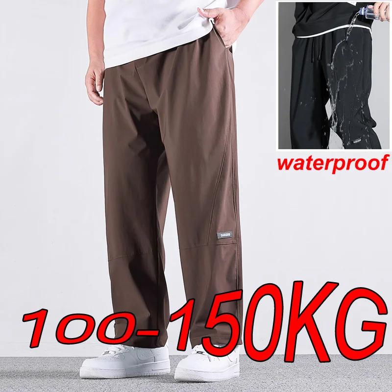 Plus Size 8XL 9XL 10XL uomo pantaloni sportivi elastici alti pantaloni da palestra di grandi dimensioni Running pantaloni sportivi da uomo ad asciugatura rapida