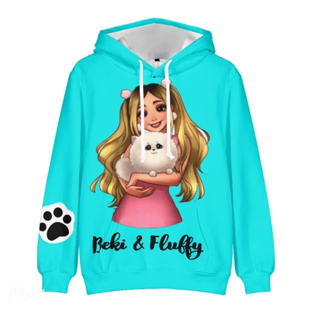 Unisex Merch Beki Fluffy Hoodie, Harajuku Streetwear, Kawaii Pullover, Kawai, Manga Comprida, Homens, Mulheres, Crianças, Kawai, Merch, 2022, Quente