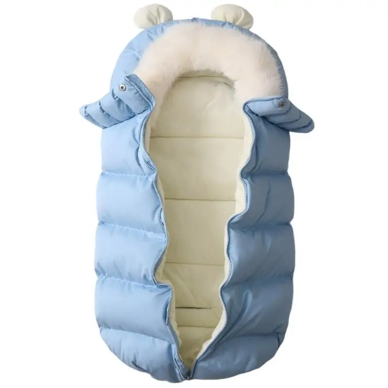 U13F śpiwór do wózka dziecięcego 2024 wózek zimowy ciepły otulacz odzież uniwersalne wózki śpiwór wiatroszczelny niezbędny na