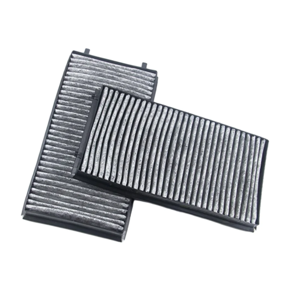 2Pcs Auto Activated Cabin Air Conditioning Filter For BMW ALPINA B7 (E65) 2003-2008  64116921019 64111692019