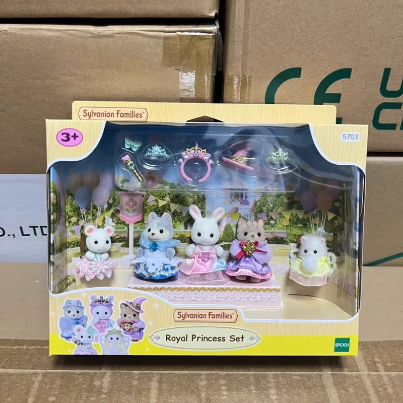 Sylvanian Families Girl niños juguetes Calico Critters muñeca en miniatura accesorios de ropa princesa real conjunto juguetes para niños regalo