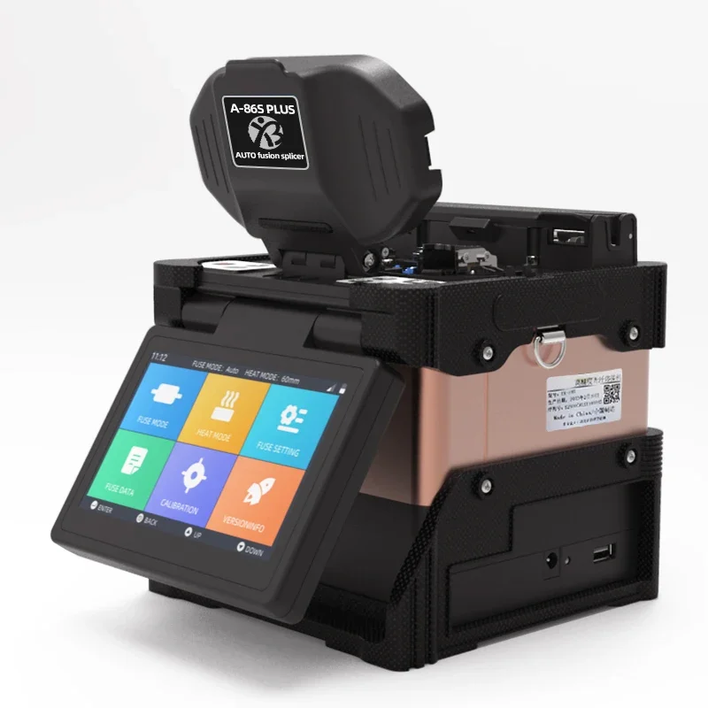 BYXGD 6 Motors A-86S+ Arc Automatic FTTH Fusion Splicer Fiber Optic Core Alignment  Splicing Machine