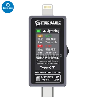 Monteur T-824 T824 SE Telefoon Tablet Staartinbrengdetector Digitaal display Stroom Stroomcontrole Onafhankelijke pin Geen demontage