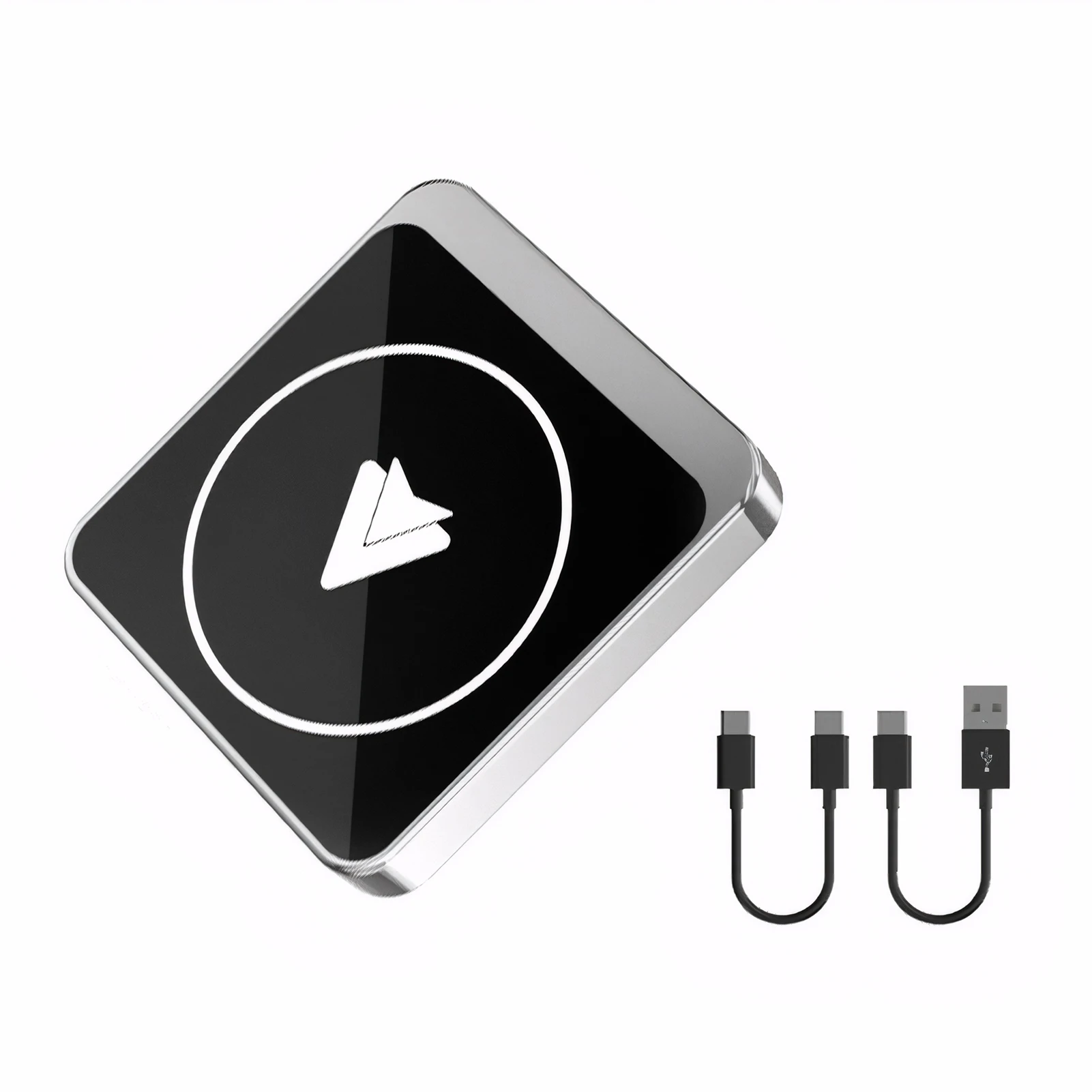 

Metal Wireless Car Play Android Auto 2 In 1 Adapter Adapter For Wired Car Play Android Auto