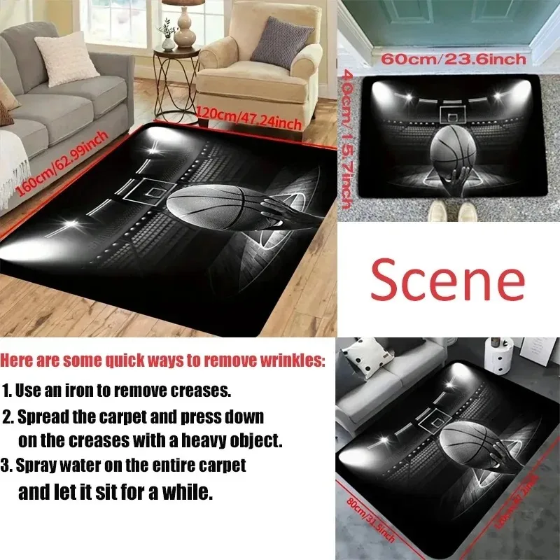 Luxurious Gold Large Carpets for Living Room Europe and America Villa Hall Carpet Decoration Sofa Rug Non-slip Coffee Tables Mat