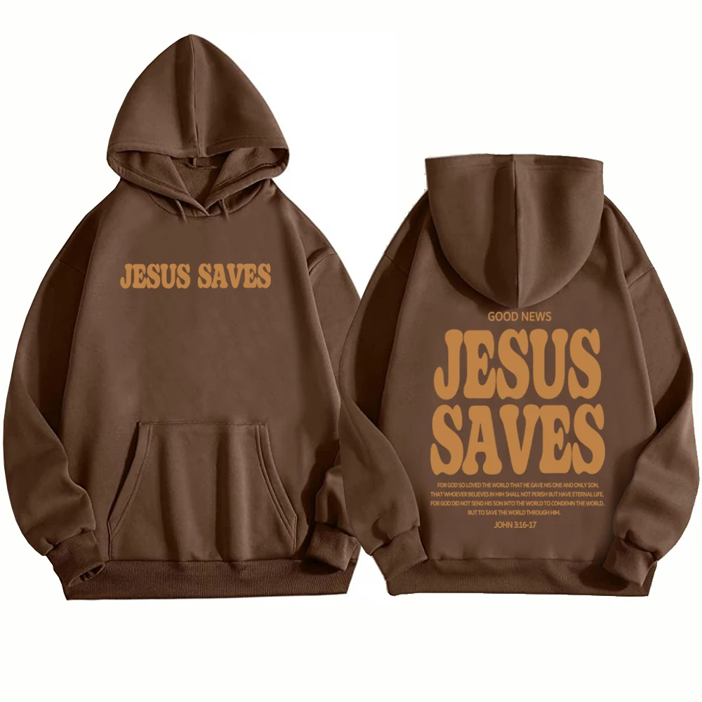 Jesus Saves Hoodie Christian Jesus Hoodie Religious Faith Sweatshirt Harajuku Hip Hop Pullover Tops Sweatshirt