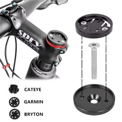 BKPTX Top Cap Computer Holder MTB Road Bike Stem For Garmin/Bryton/Cateye 28.6mm Bicycle Stopwatch GPS Speedometer Mount Bracket