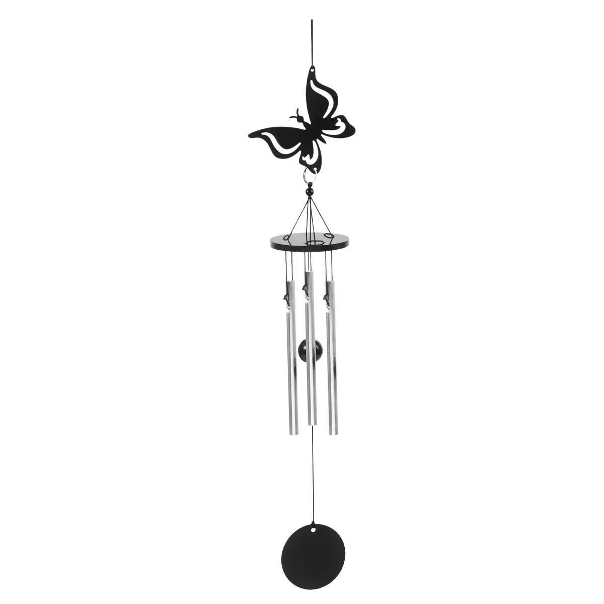 

1Pcs Music Wind Chime Aluminium Tube Handmade Aeolian Bells Hanging Decoration Outdoor Home Garden Butterfly Windbell